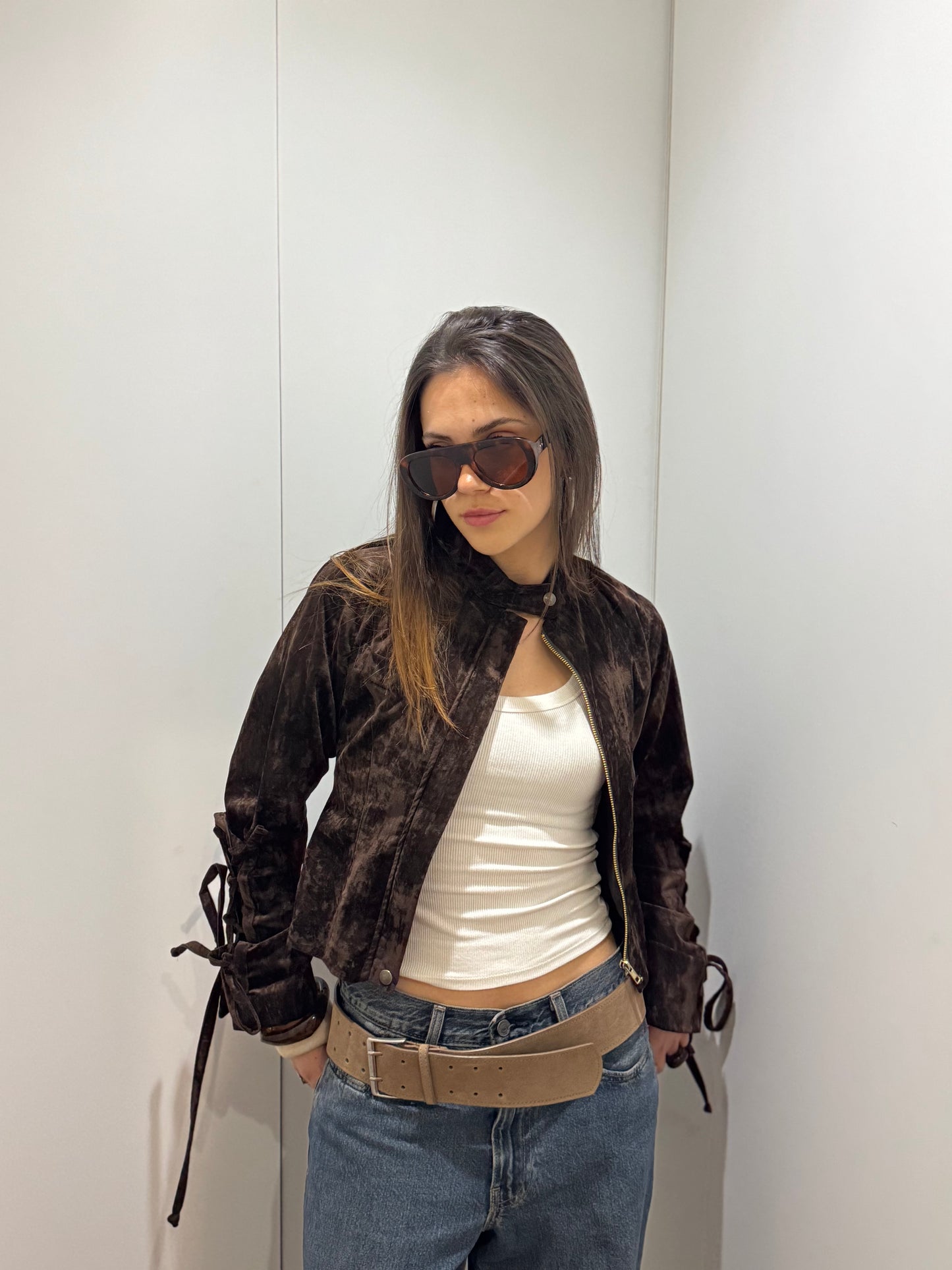 Lace-up Rider Jacket