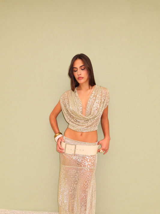 Savage midi skirt