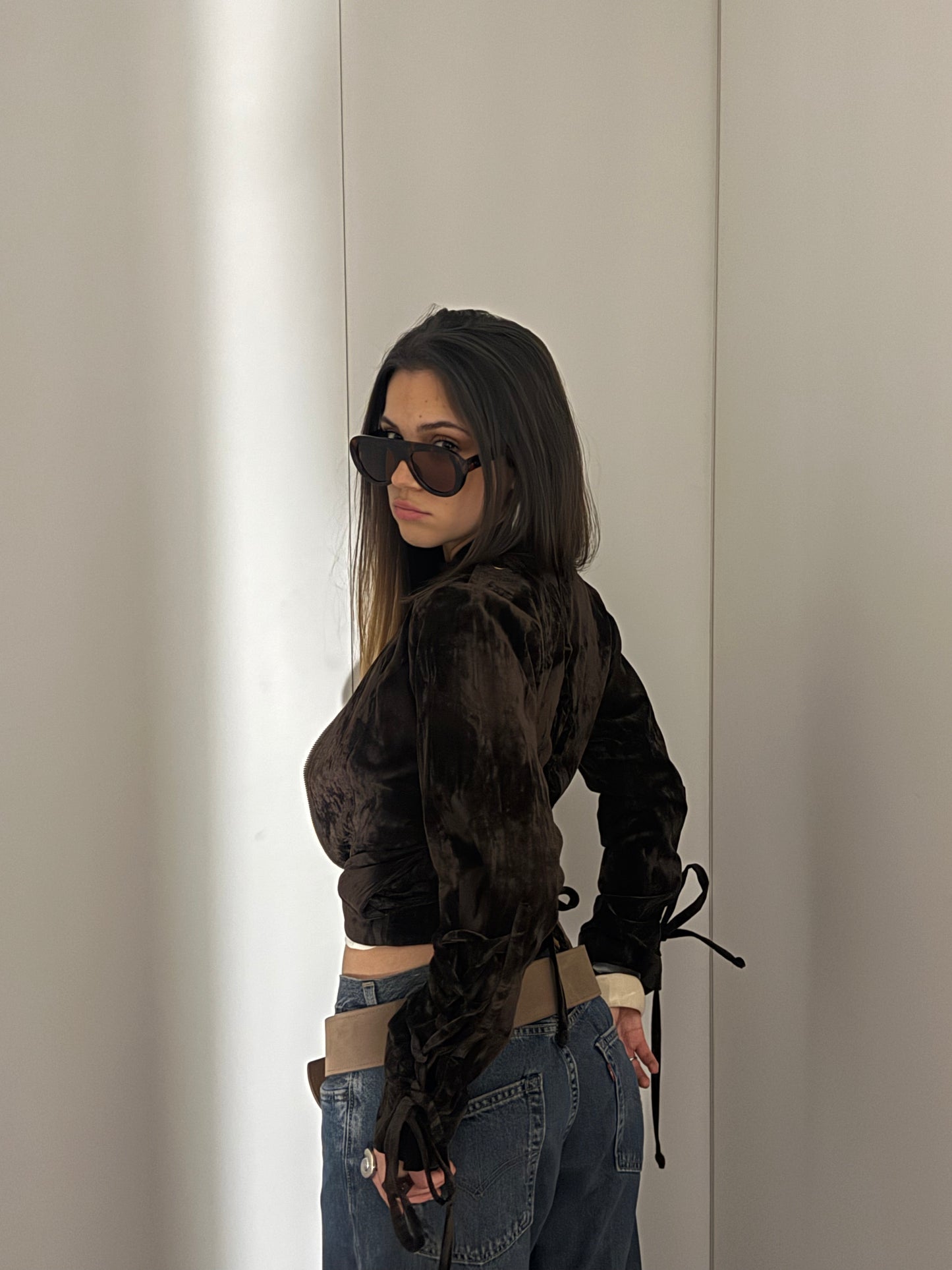 Lace-up Rider Jacket