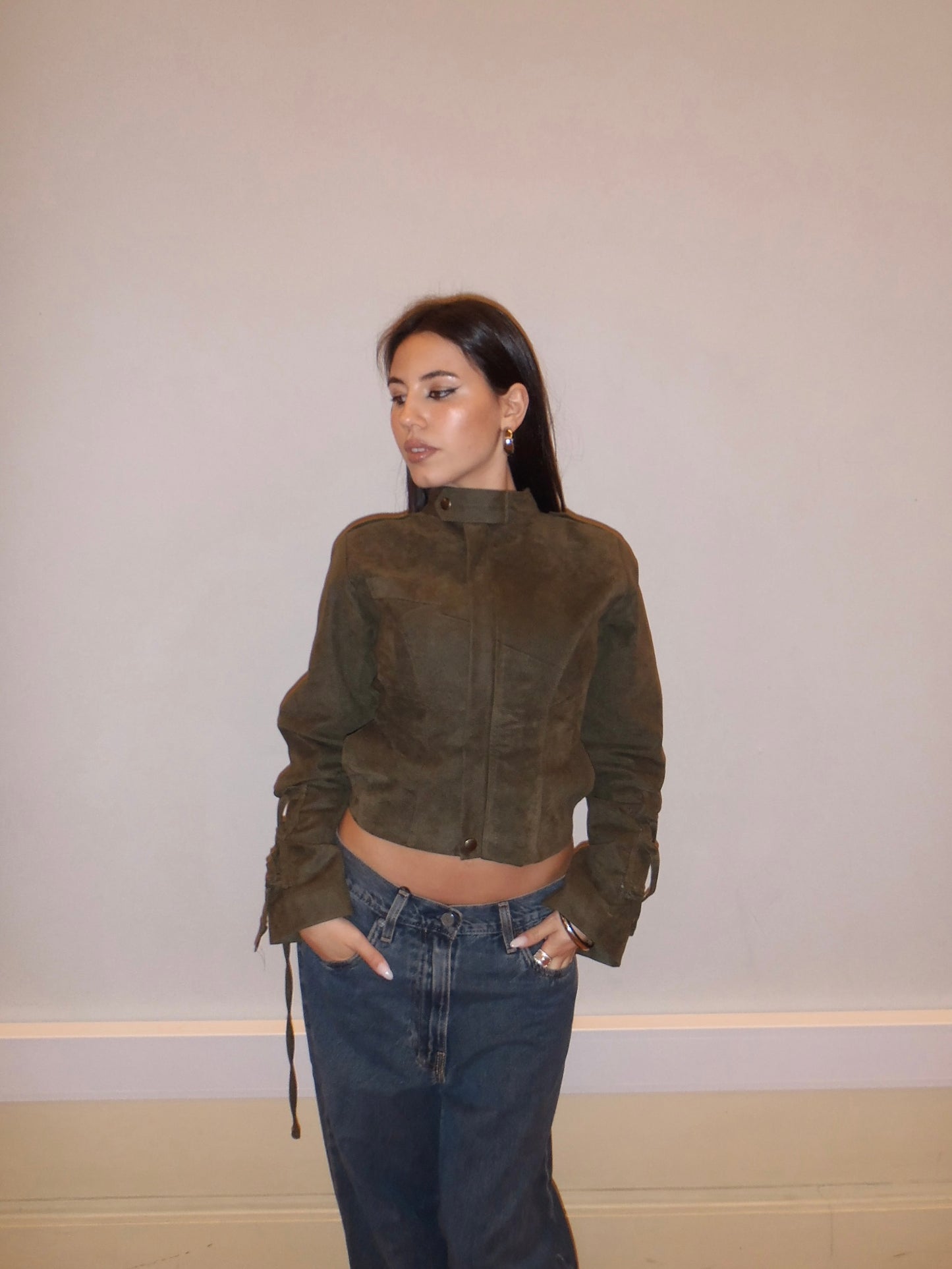 Lace-up Rider Jacket