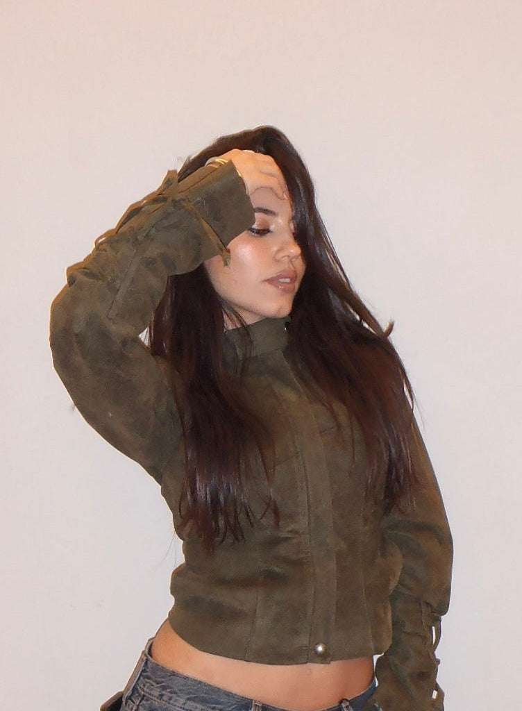 Lace-up Rider Jacket