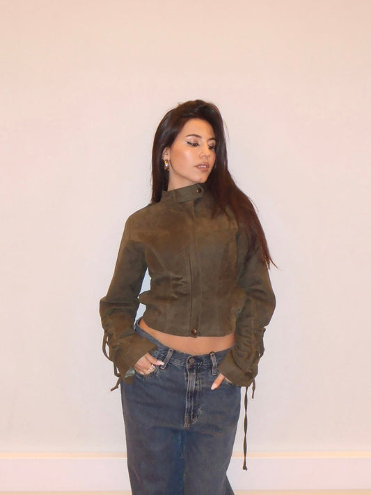 Lace-up Rider Jacket