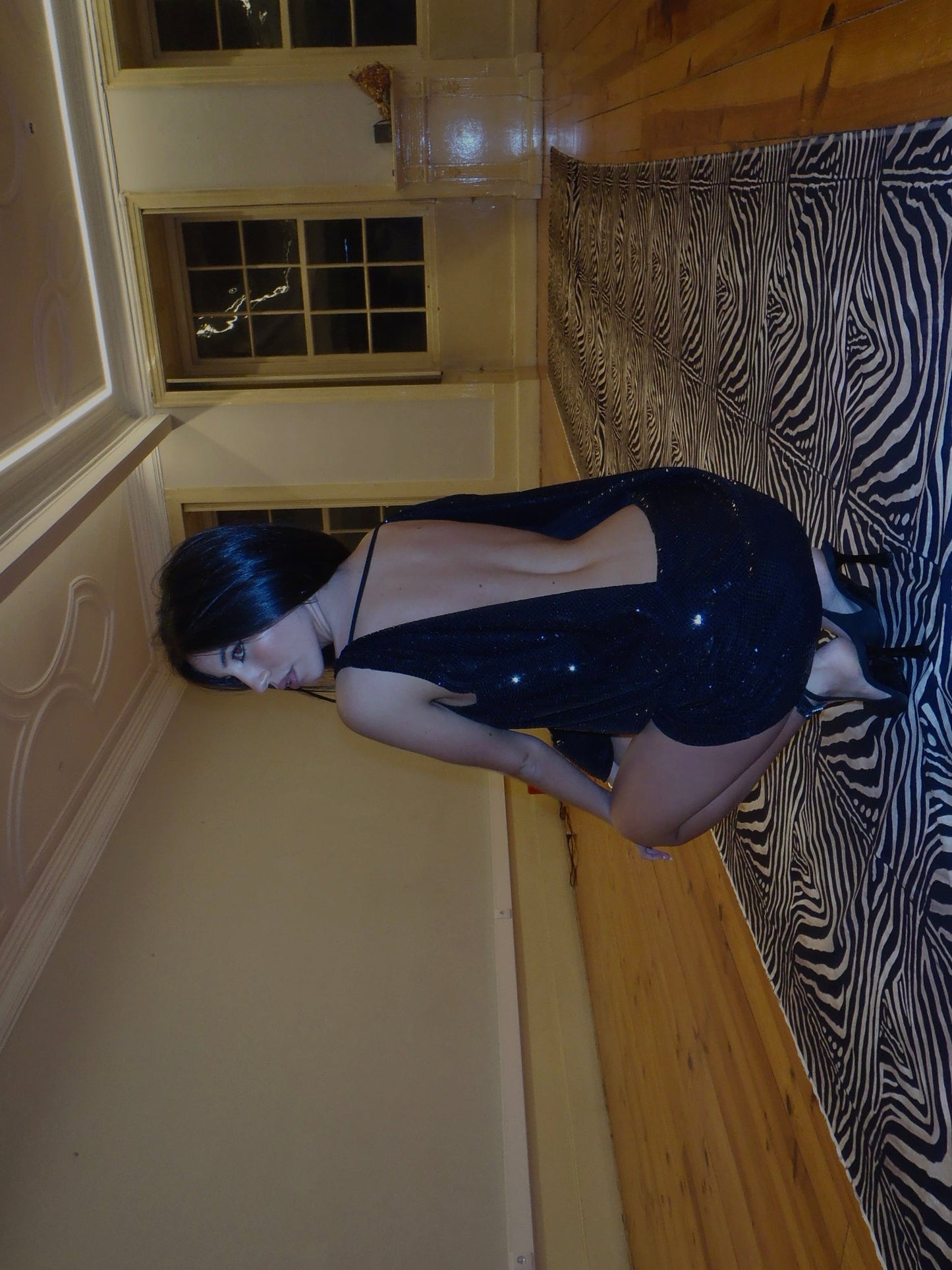 Midnight affair mini dress